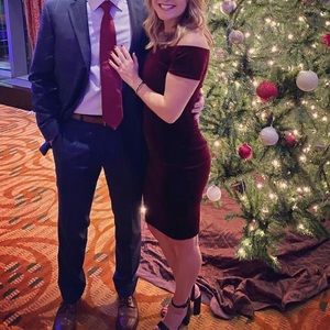 Velvet Maroon Dress